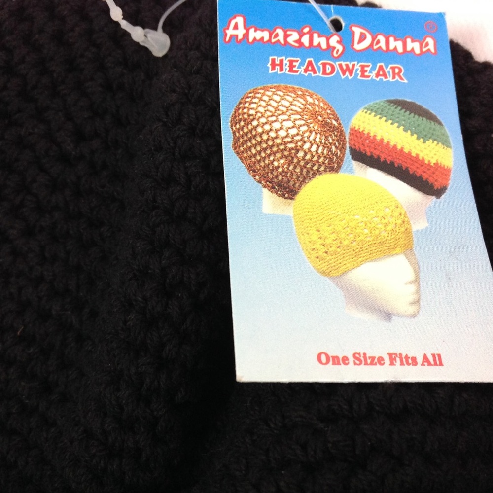 Amazing Danna Headwear Knit One Size Black New